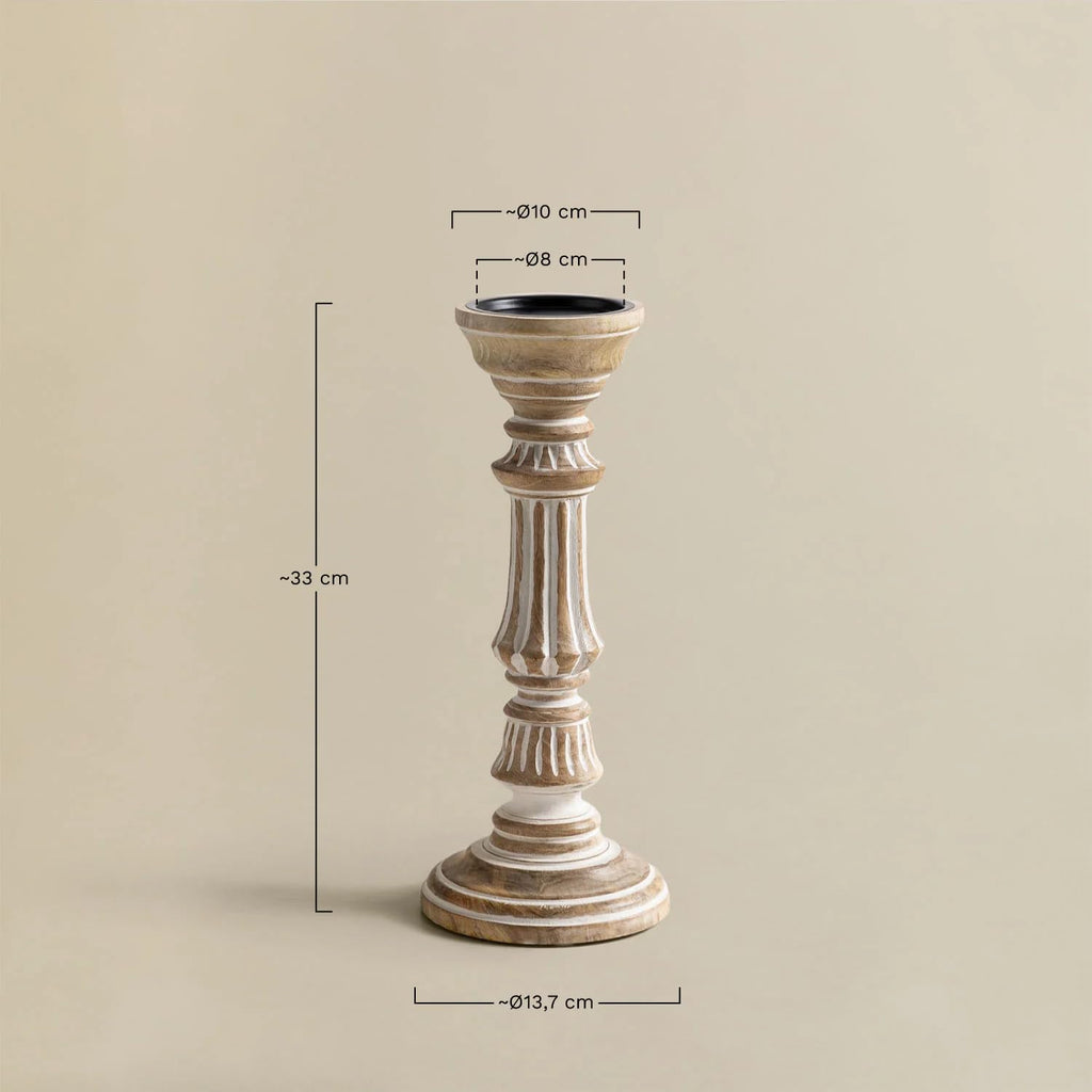 Ivory Grove Candle Stands - Set of 2