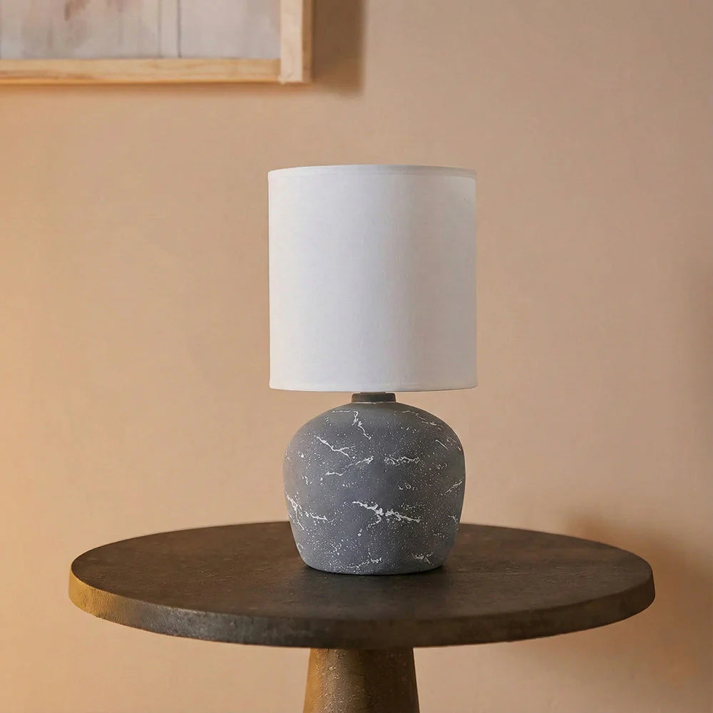 Charcoal Vein Mini Table Lamp
