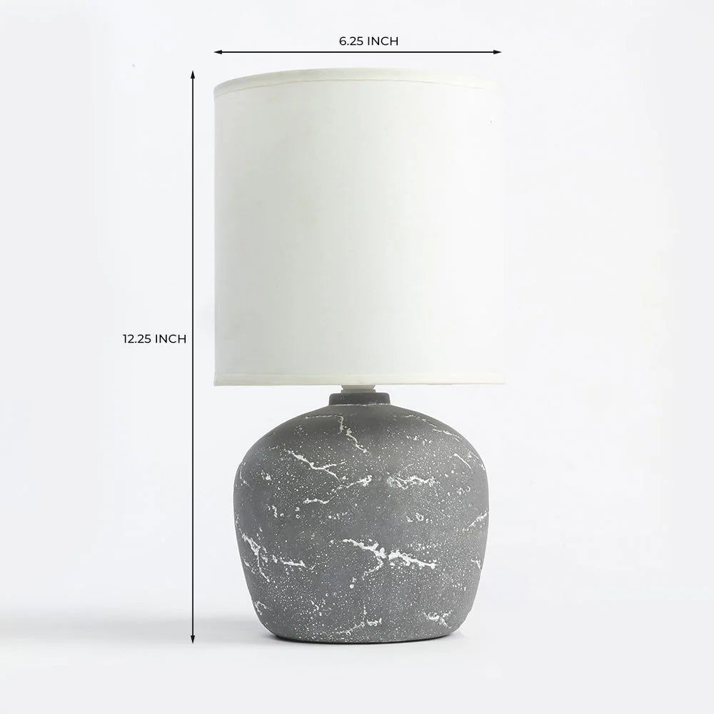 Charcoal Vein Mini Table Lamp