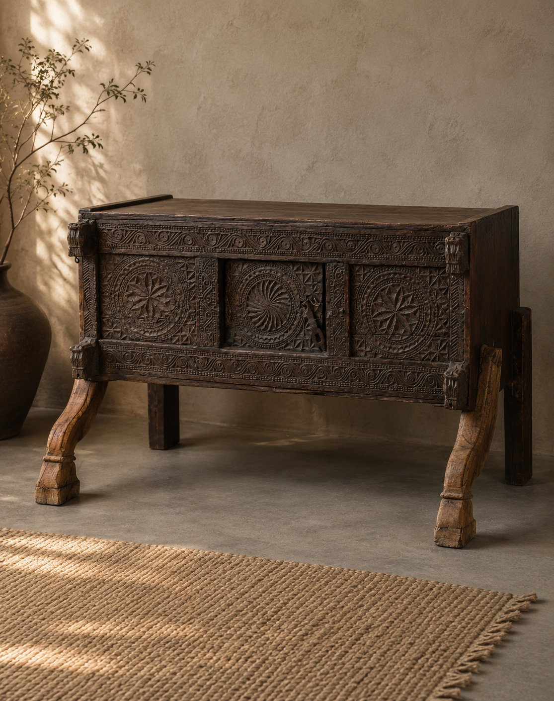 Mehrai Teakwood Dhamachiya